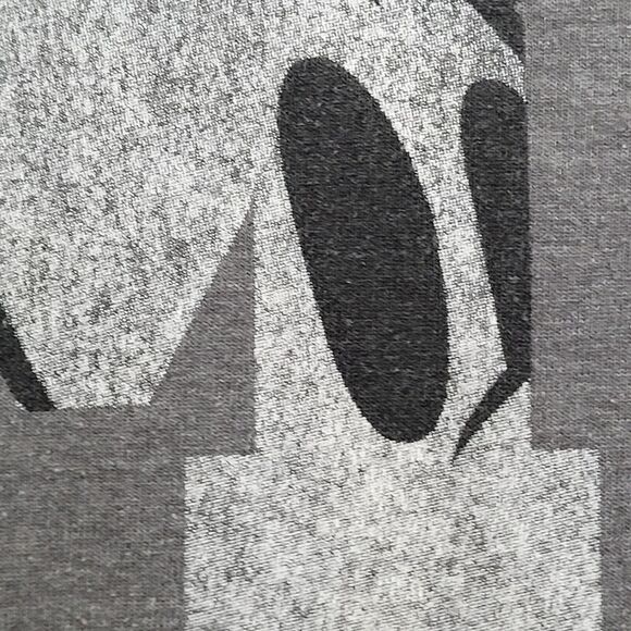 Disney Mickey-Mouse Shirt Small 20x24 Baggy Gray - Picture 9 of 11